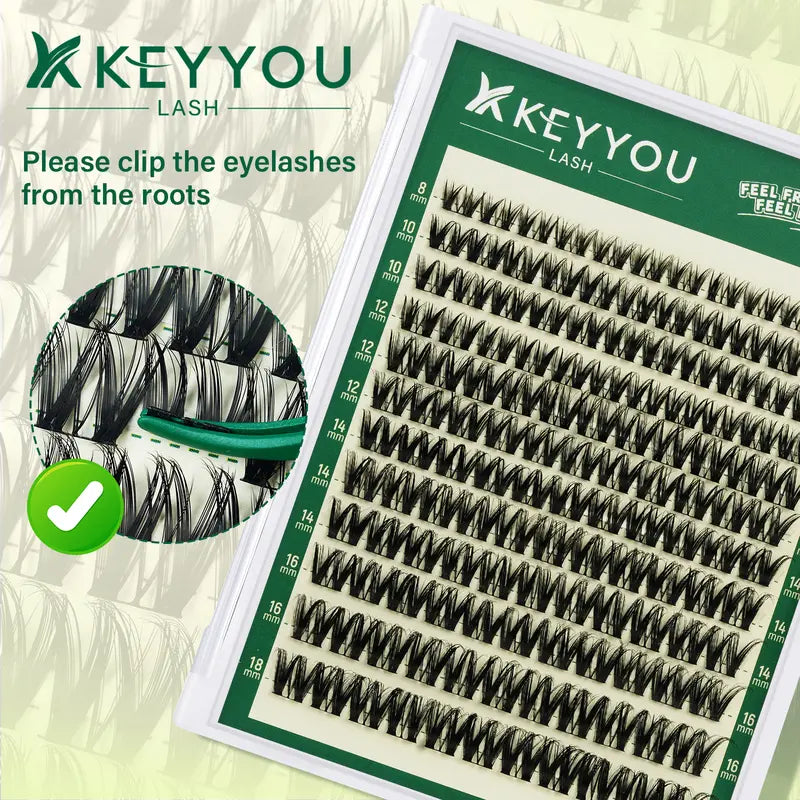 Flora D-Curl DIY Cluster Lashes - original gallery 6
