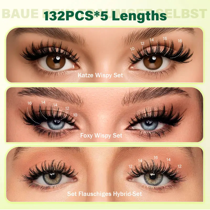 Flora D-Curl DIY Cluster Lashes - original gallery 7