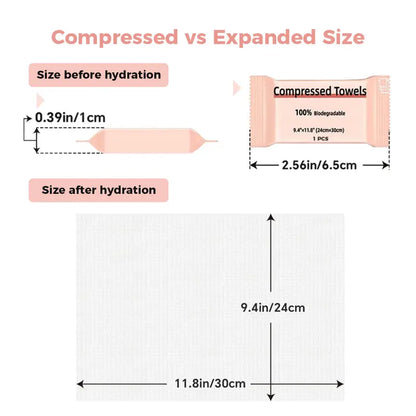 Compressed Towel Tablets, Two 30-Count Packs — detail view 2