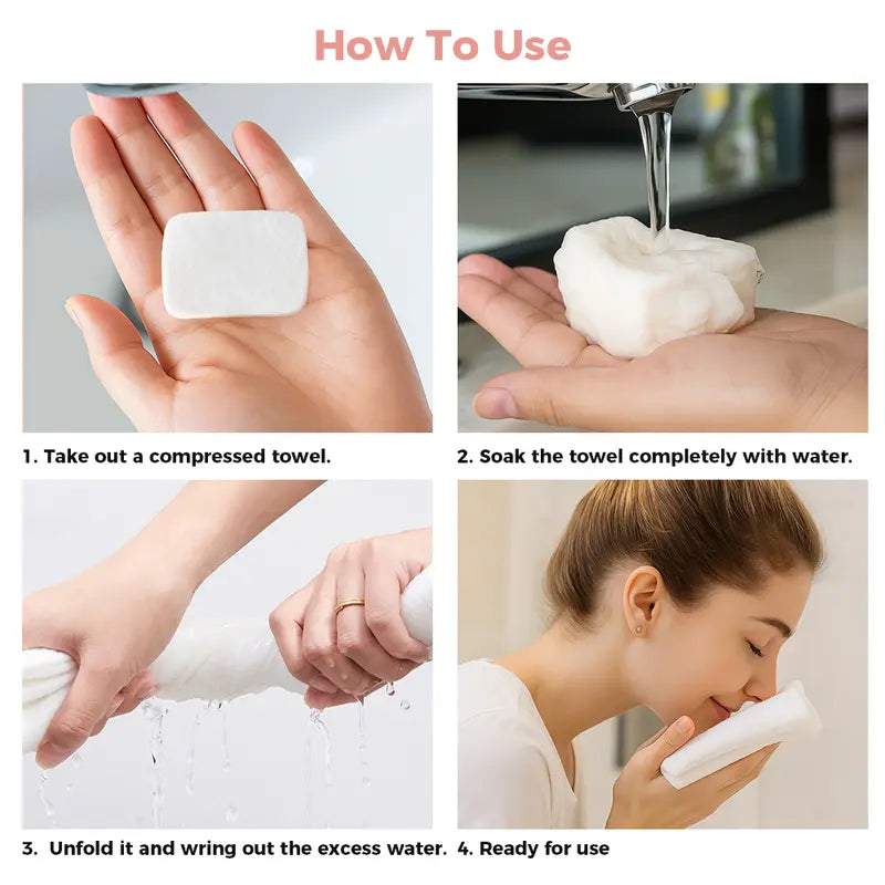 Compressed Towel Tablets, Two 30-Count Packs — detail view 1