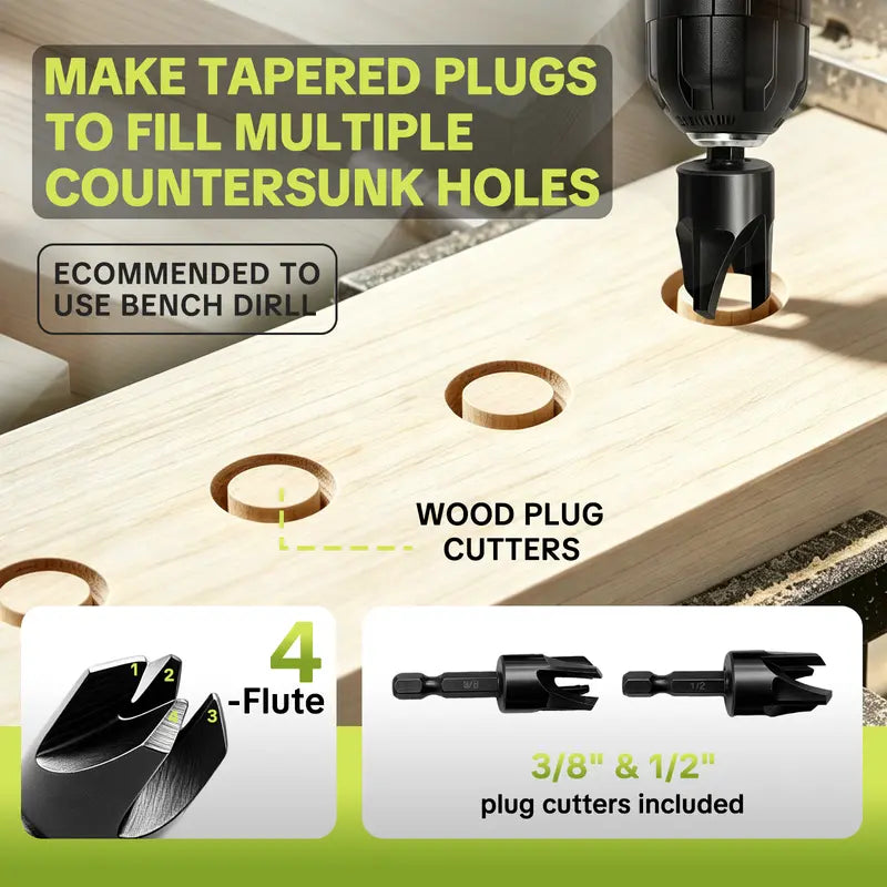 SEESE 15-Piece Countersink Drill Bit Set — source product view 4