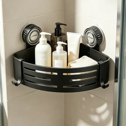 Single Corner Shower Shelf with Suction Mounts — detail view 4