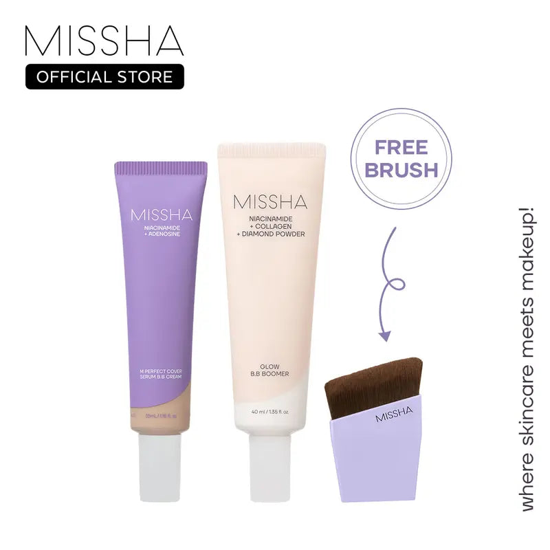 MISSHA Serum BB Cream Primer and Brush Trio — original source product view 1