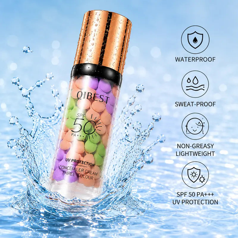 Qibest Three-in-One Color Correcting Primer — original source product view 3