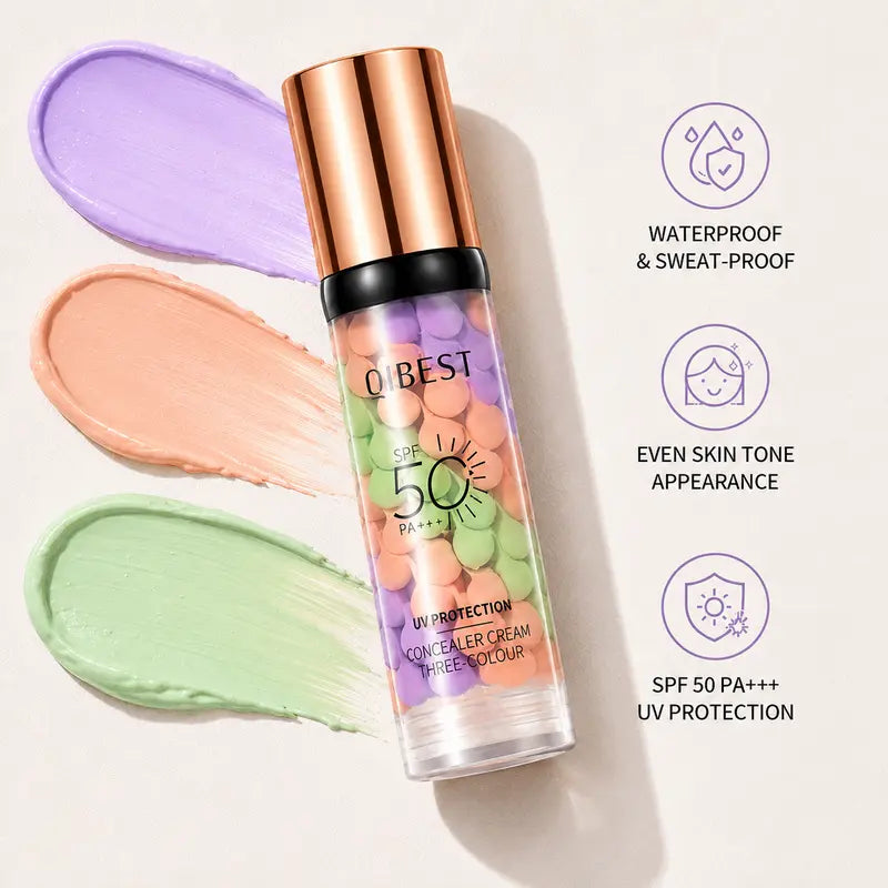 Qibest Three-in-One Color Correcting Primer — original source product view 4