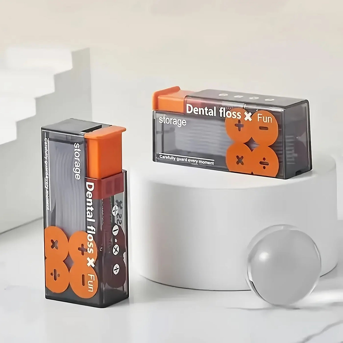 Portable Pop-Up Floss Pick Dispenser Case — detail view 3