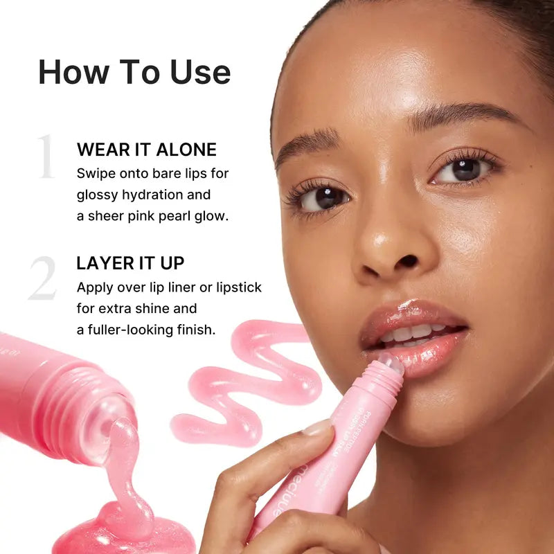 PDRN Peptide Glossy Lip Balm — Sheer Pink - original gallery 6