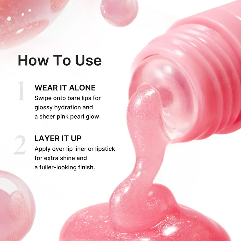 PDRN Peptide Glossy Lip Balm — Sheer Pink - original gallery 7