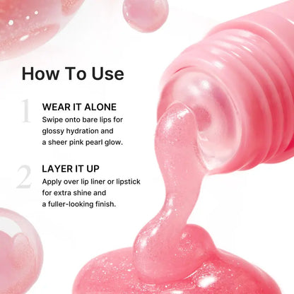 PDRN Peptide Glossy Lip Balm — Sheer Pink - original gallery 7