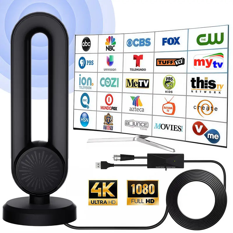 Geometric Ring Indoor Digital TV Antenna - Geometric Ring