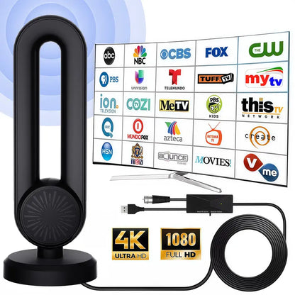 Geometric Ring Indoor Digital TV Antenna - Geometric Ring