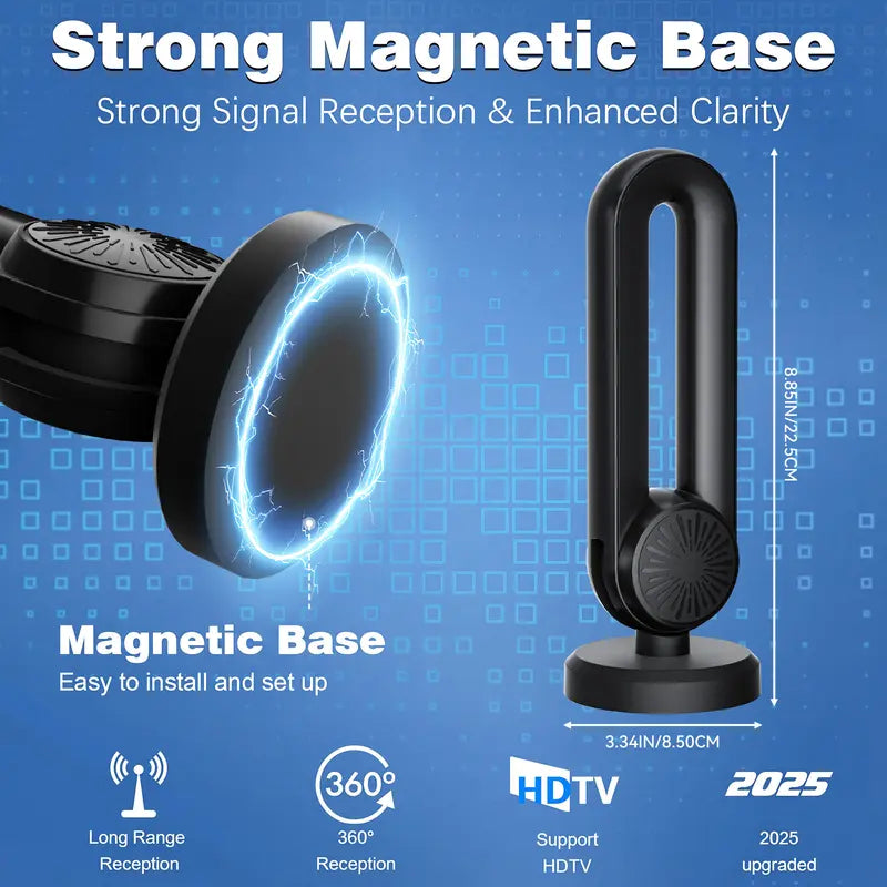 Geometric Ring Indoor Digital TV Antenna - original gallery 2