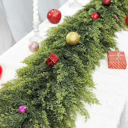 Real-Touch Artificial Cedar Garlands — 2 × 6 ft - original gallery 6