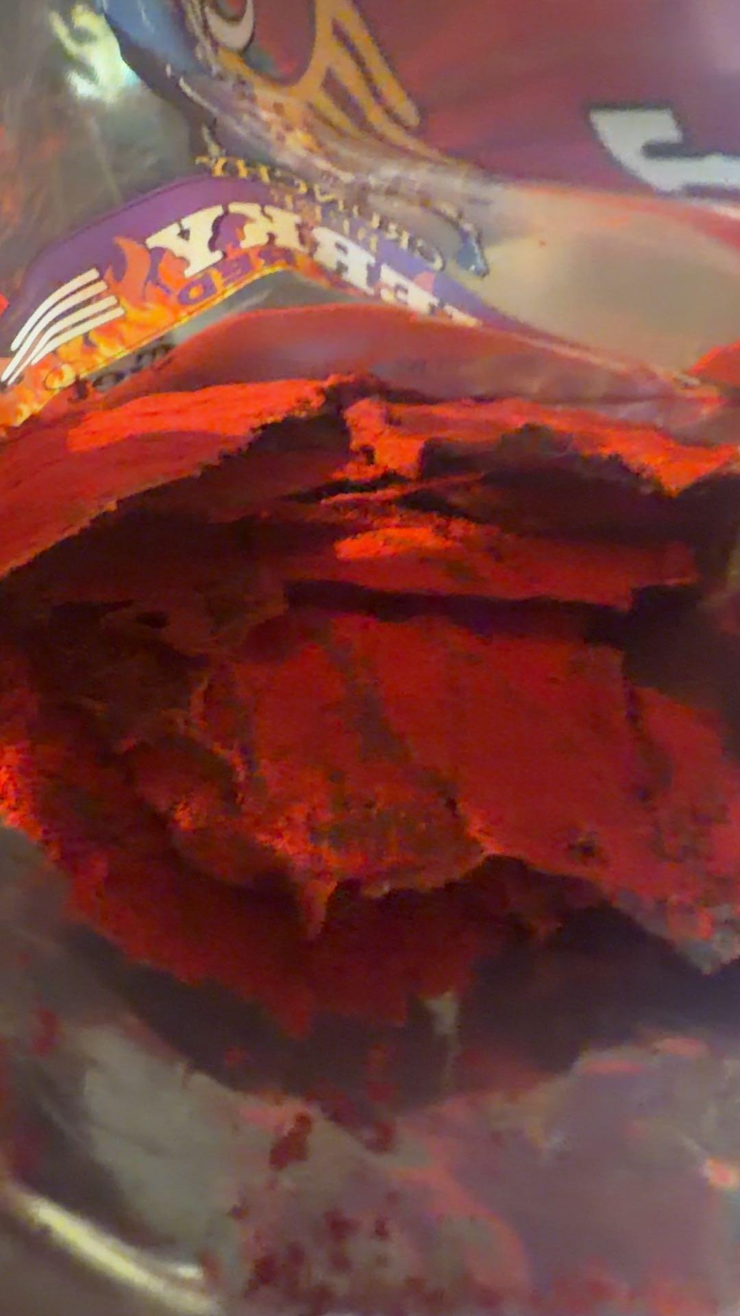 Jerky pieces close-up