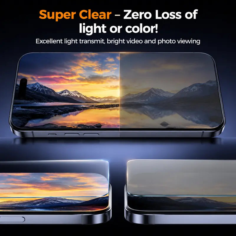 HD Clear Tempered-Glass Screen Protectors — 4-Pack - original gallery 5