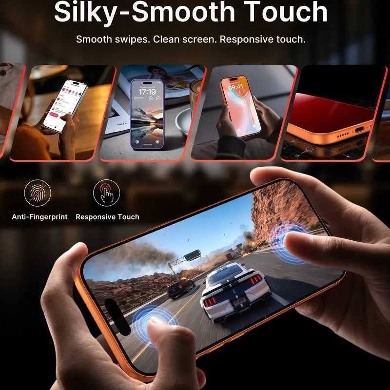 HD Clear Tempered-Glass Screen Protectors — 4-Pack - original gallery 6