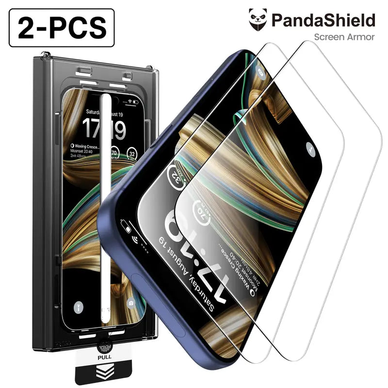 HD Clear Tempered-Glass Screen Protectors — 4-Pack - 8K HD Clear 