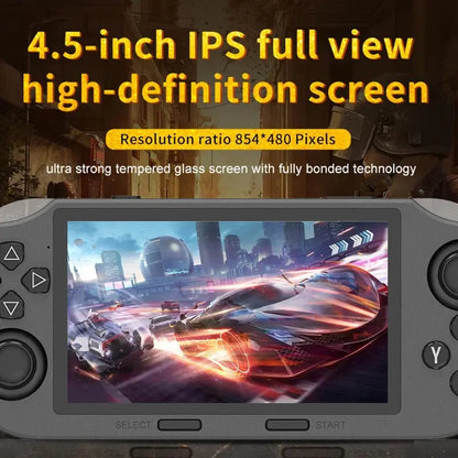 4.5-Inch IPS Retro Handheld Game Console — Black - original gallery 5