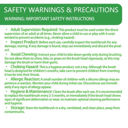 Dinosaur-Handle U-Shaped Children's Toothbrush — detail view 2