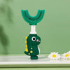 Dinosaur-Handle U-Shaped Children's Toothbrush