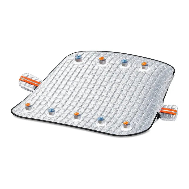 Quilted Windshield Cover with Mirror Sleeves — 2 Pack - original gallery 7