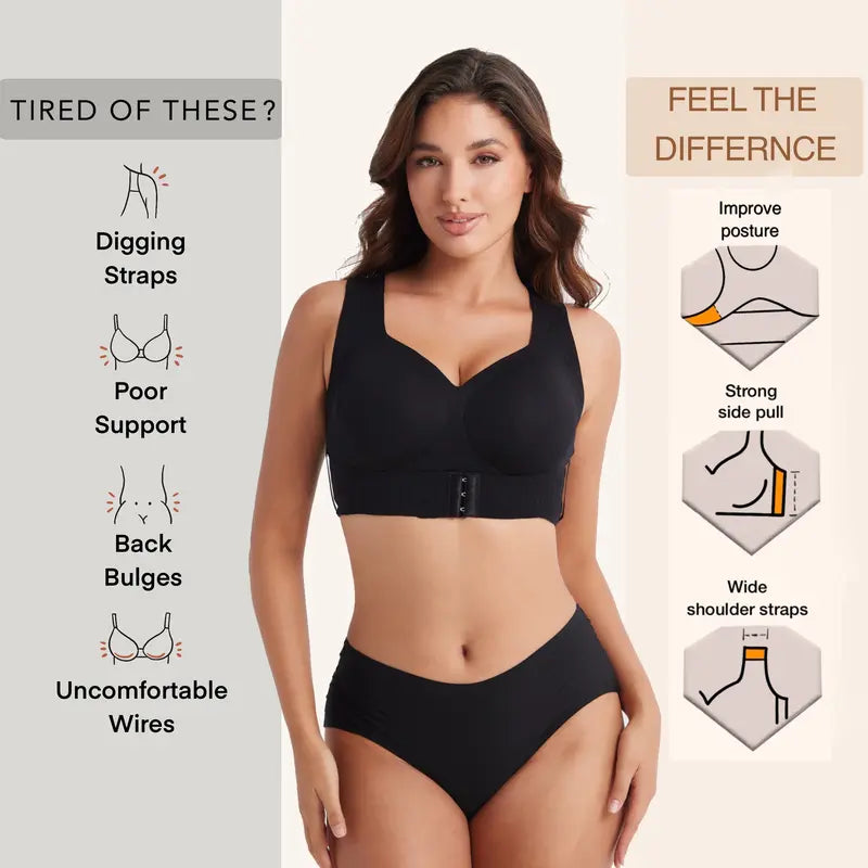 Wireless Mesh Bra with Removable Pads - original gallery 5