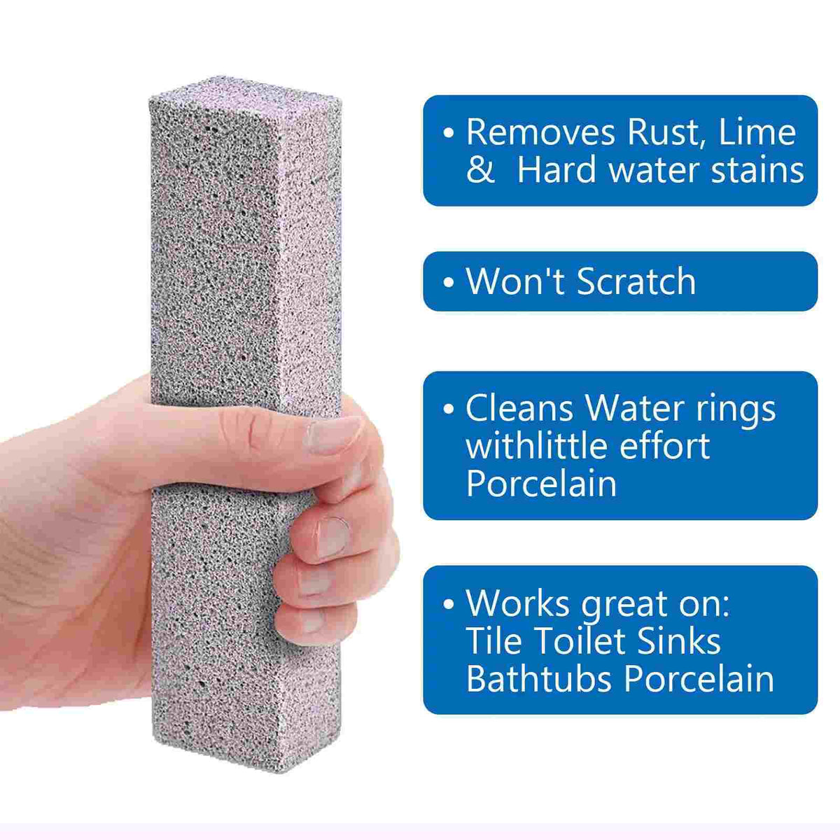[BUY 1 GET 1 FREE] Multi-Purpose High-Density Pumice Scouring Pads Set