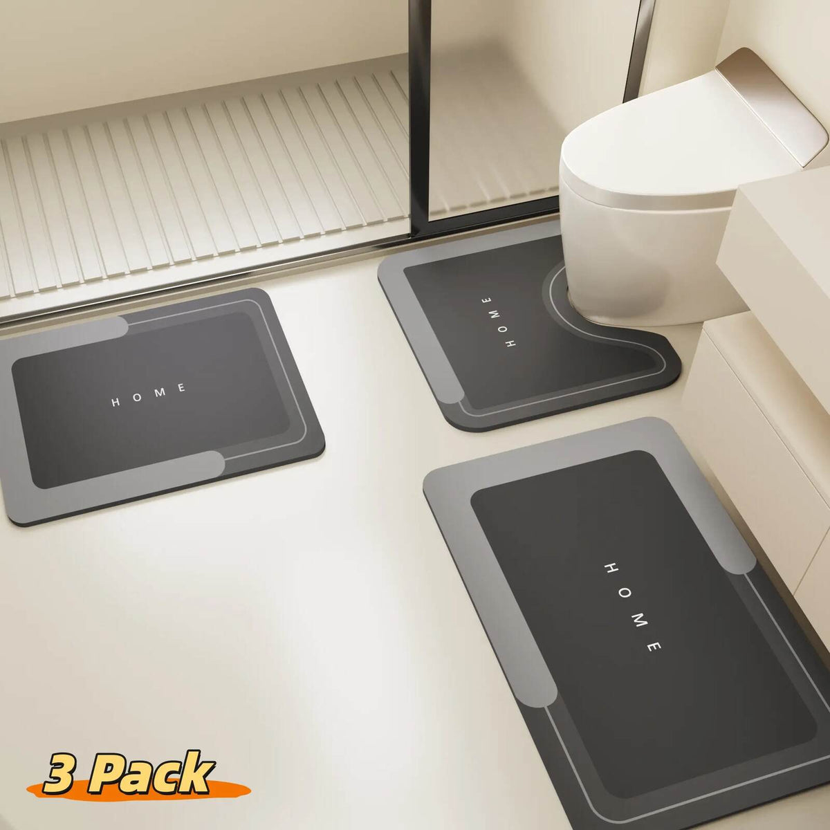Ultra-Absorbent Non-Slip Bathroom Mat