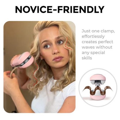 One-Clamp Mermaid Waves: Effortless, Burn-Free Styling