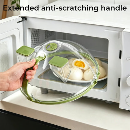 Collapsible Microwave Splatter Cover & Food Steamer Guard